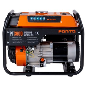 Бензинов монофазен генератор за ток PONTO PT 3600 N, 3 kW