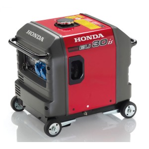 Бензинов монофазен инверторен генератор за ток HONDA EU 30is, 3 kVA, ел. старт